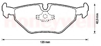 Тормозные колодки JURID 571936J