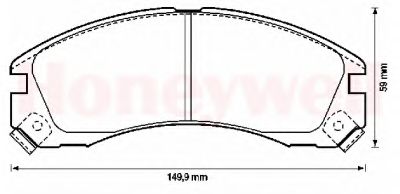 Тормозные колодки JURID 572370J