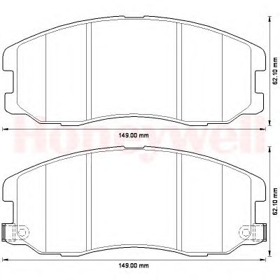 Тормозные колодки JURID 572570J