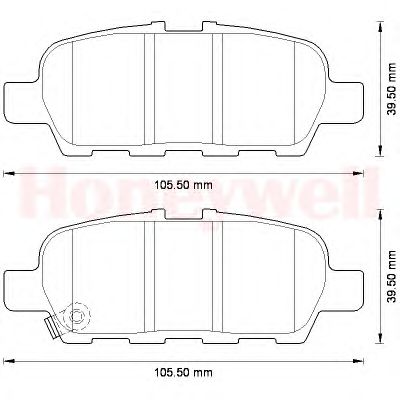 Тормозные колодки JURID 572573J