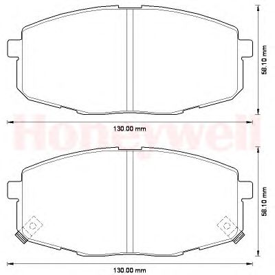 Тормозные колодки JURID 572577J