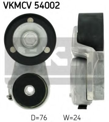 Натяжной ролик поликлинового ремня SKF VKMCV 54002