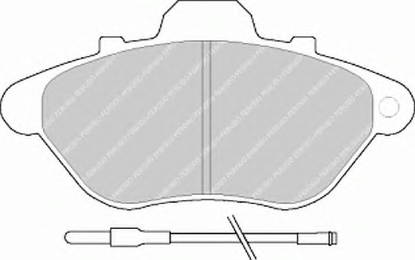 Тормозные колодки FERODO FDB623