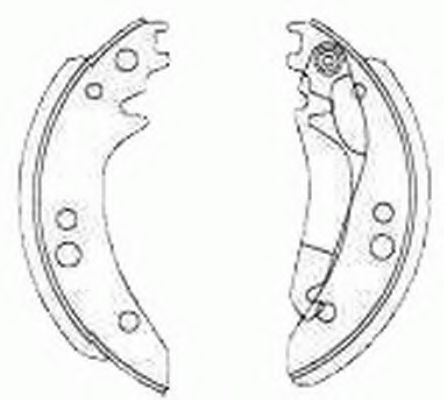Тормозные колодки FERODO FSB615