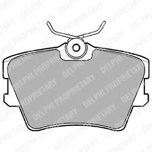 Тормозные колодки DELPHI LP1019