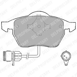 Тормозные колодки DELPHI LP784