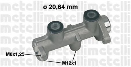 Главный тормозной цилиндр METELLI 05-0307