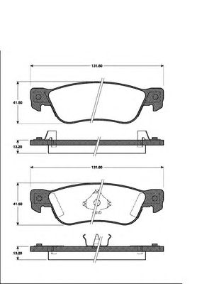 Тормозные колодки NK 221406
