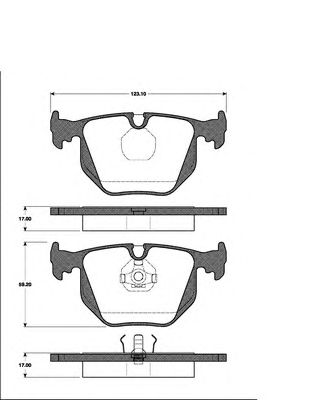Тормозные колодки NK 221515