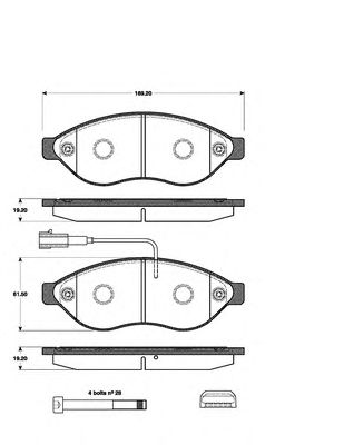 Тормозные колодки NK 221959