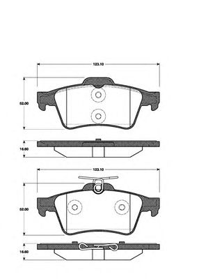 Тормозные колодки NK 222562
