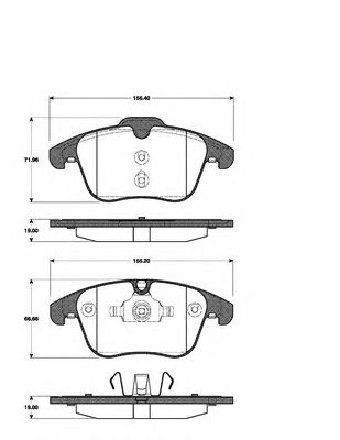 Тормозные колодки NK 222568