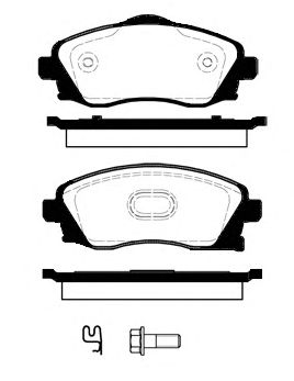 Тормозные колодки NK 223624