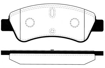 Тормозные колодки NK 223741