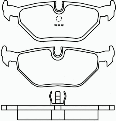 Тормозные колодки PAGID T1027