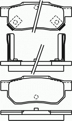 Тормозные колодки PAGID T0034