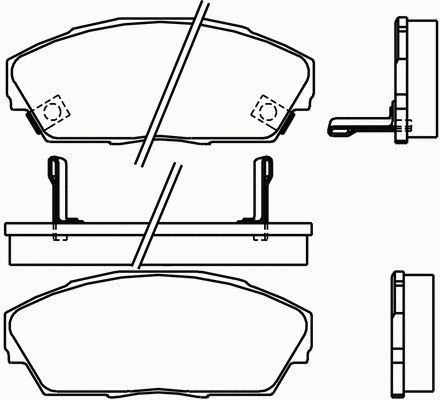 Тормозные колодки PAGID T0370