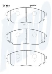 Тормозные колодки KAVO PARTS BP-4010