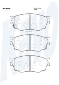 Тормозные колодки KAVO PARTS BP-4550
