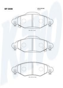 Тормозные колодки KAVO PARTS BP-9096
