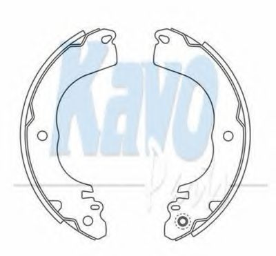 Тормозные колодки KAVO PARTS BS-7429