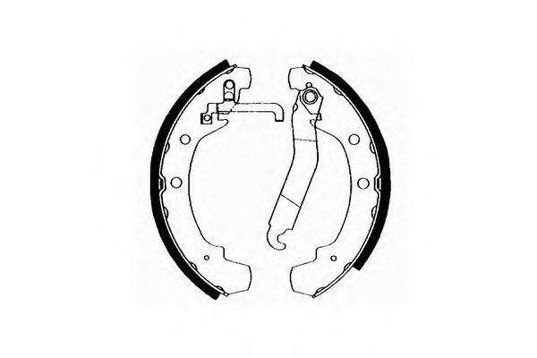 Тормозные колодки ручника SCT SS 514