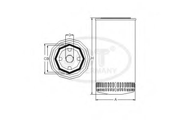 Фильтр АКПП SCT SY 8004