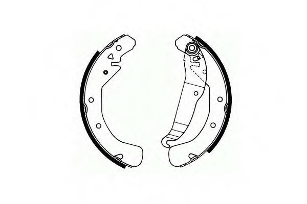 Тормозные колодки ручника SCT SS 548