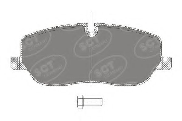 Тормозные колодки SCT SP 329