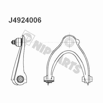Рычаг подвески NIPPARTS J4924006