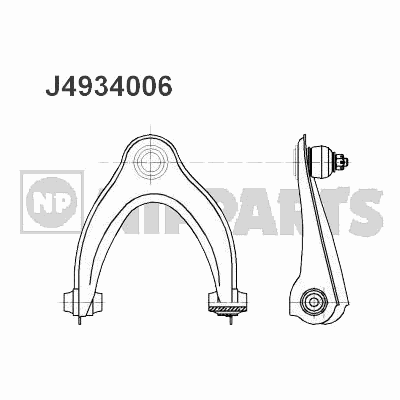 Рычаг подвески NIPPARTS J4934006