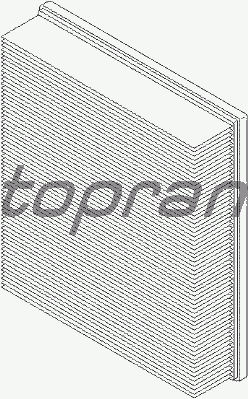 Воздушный фильтр TOPRAN 109 046