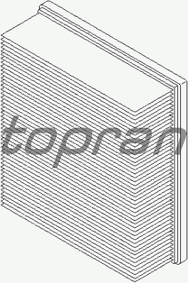 Воздушный фильтр TOPRAN 109 047