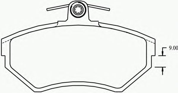 Тормозные колодки TEXTAR 2194503