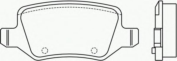 Тормозные колодки TEXTAR 2313805