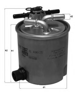 Топливный фильтр MAHLE KL 404/16