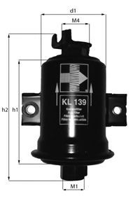 Топливный фильтр MAHLE KL 139