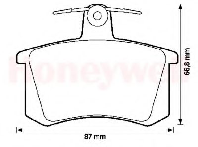 Тормозные колодки JURID 571462J