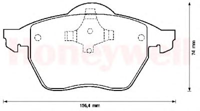 Тормозные колодки JURID 571921J