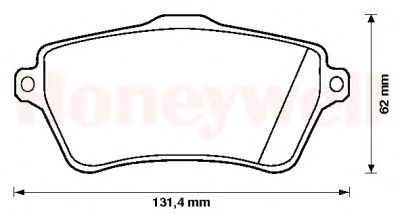 Тормозные колодки JURID 573102J