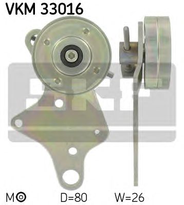 Натяжной ролик поликлинового ремня SKF VKM 33016