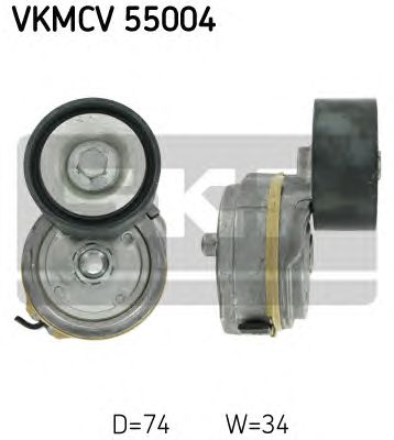 Натяжной ролик поликлинового ремня SKF VKMCV 55004
