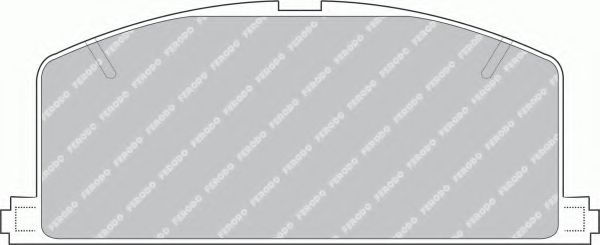 Тормозные колодки FERODO FDB308
