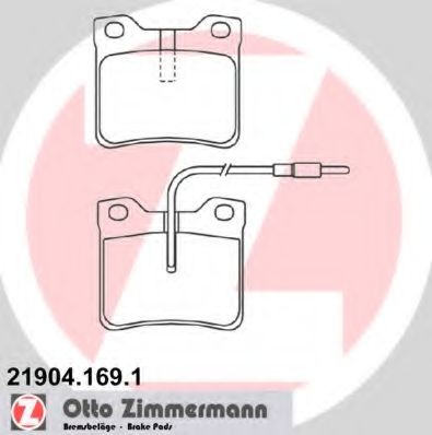 Тормозные колодки ZIMMERMANN 21904.169.1