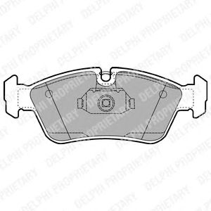 Тормозные колодки DELPHI LP1421