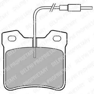 Тормозные колодки DELPHI LP667