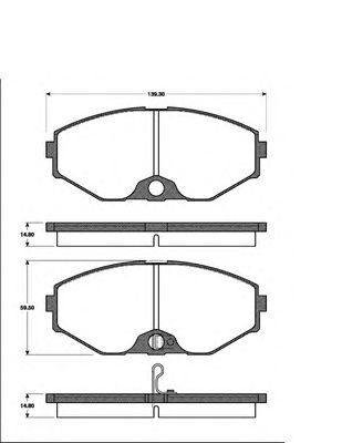 Тормозные колодки NK 222247