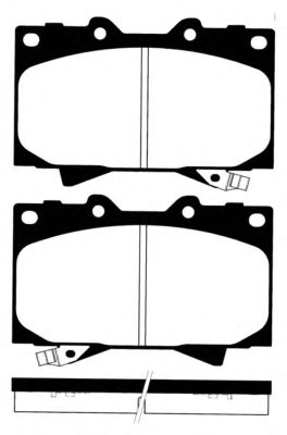 Тормозные колодки NK 224548