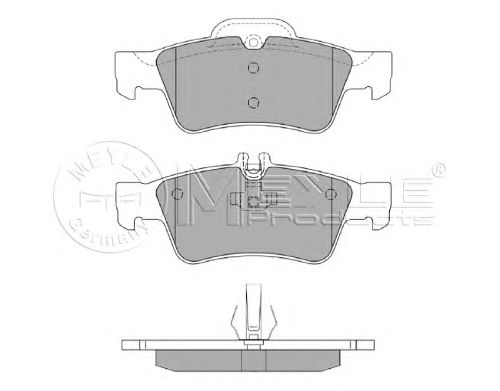 Тормозные колодки MEYLE 025 233 3416