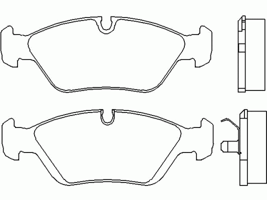 Тормозные колодки PAGID T0413
